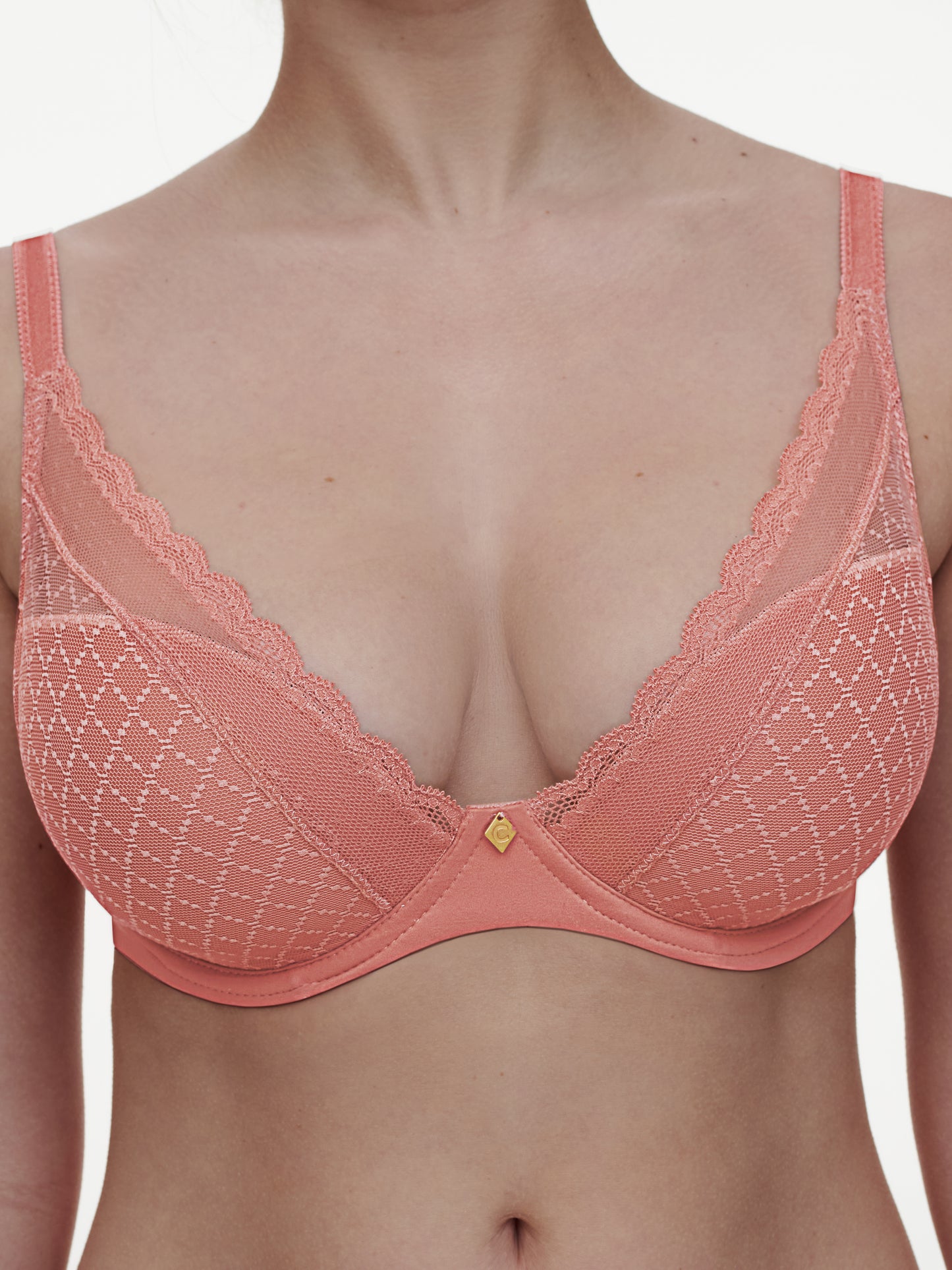 Norah Chic Plunge T-Shirt Bra - Rose Canyon
