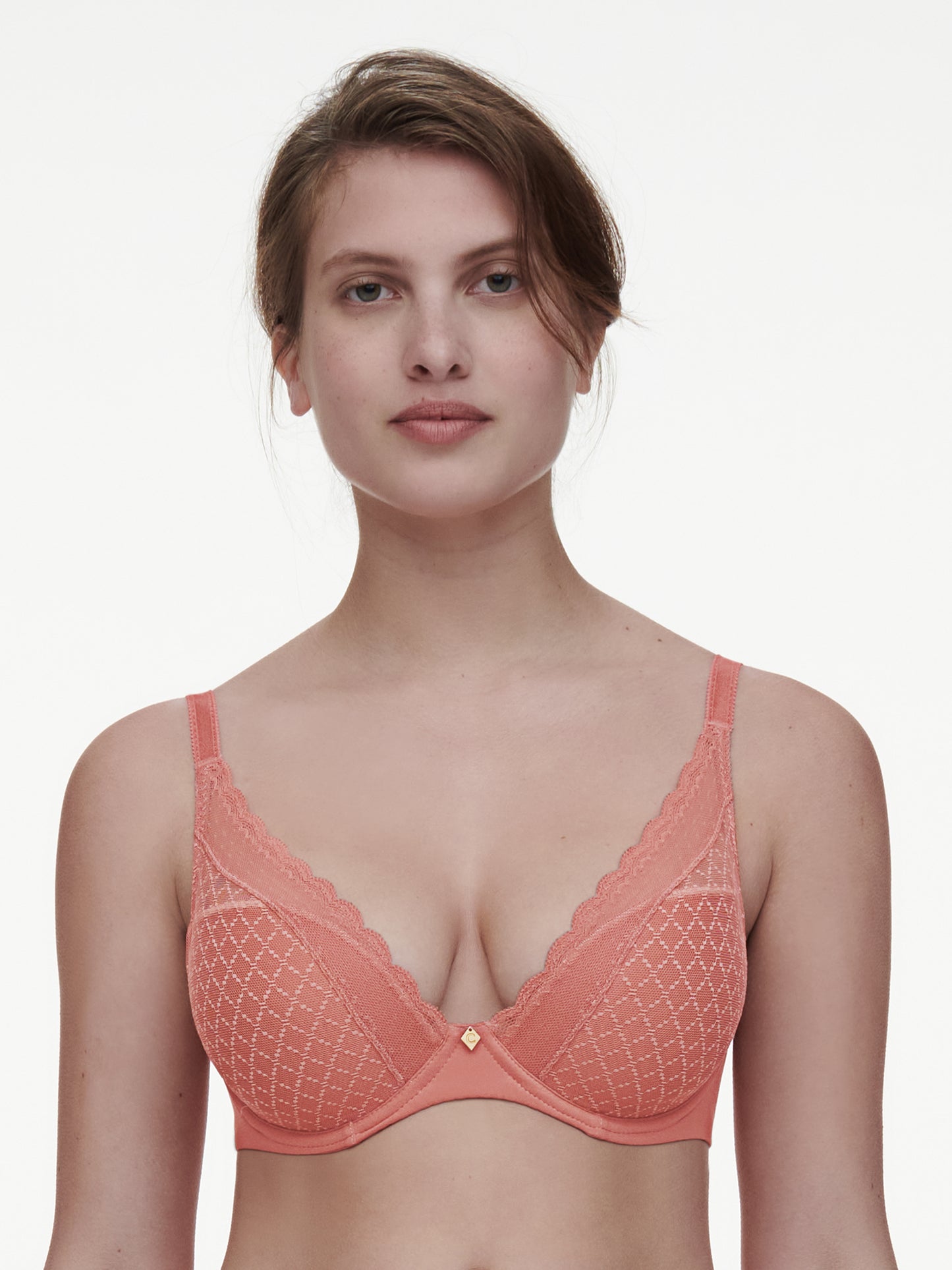 Norah Chic Plunge T-Shirt Bra - Rose Canyon