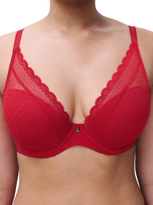 Norah Chic Plunge T-Shirt Bra - Poppy