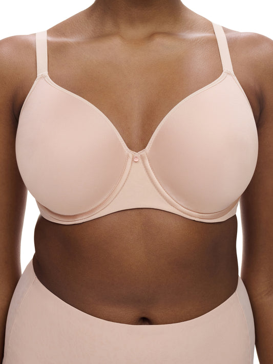 Comfort Chic Back Smoothing T-Shirt Bra - Nude Rose