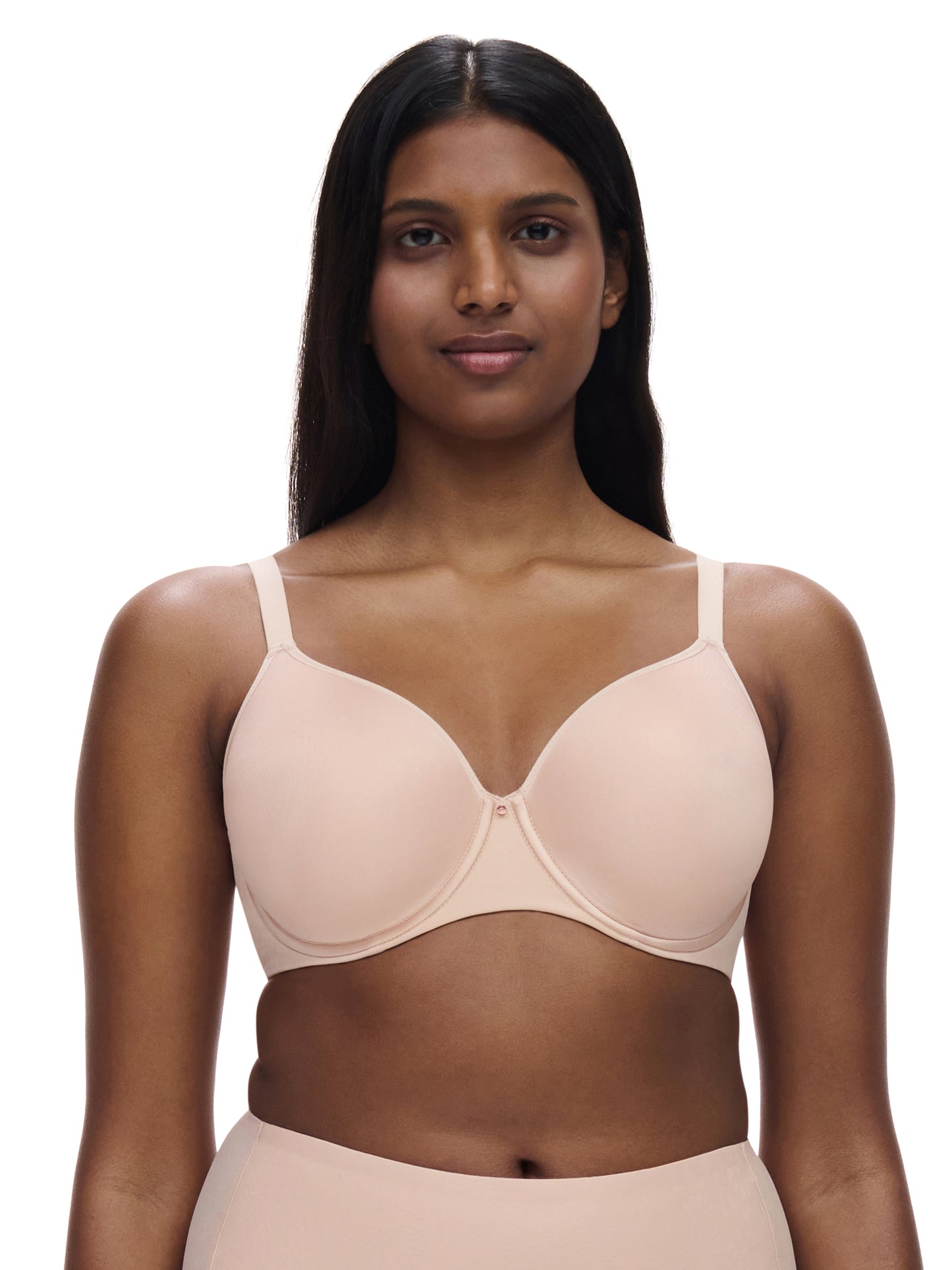 Comfort Chic Back Smoothing T-Shirt Bra - Nude Rose