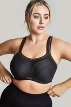 Load image into Gallery viewer, Wired Non Padded Sports Bra - Black
