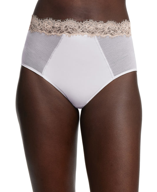 Entice High Waisted Brief - White
