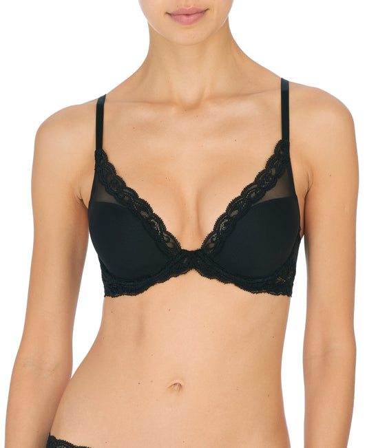 Feathers Contour Plunge - Black
