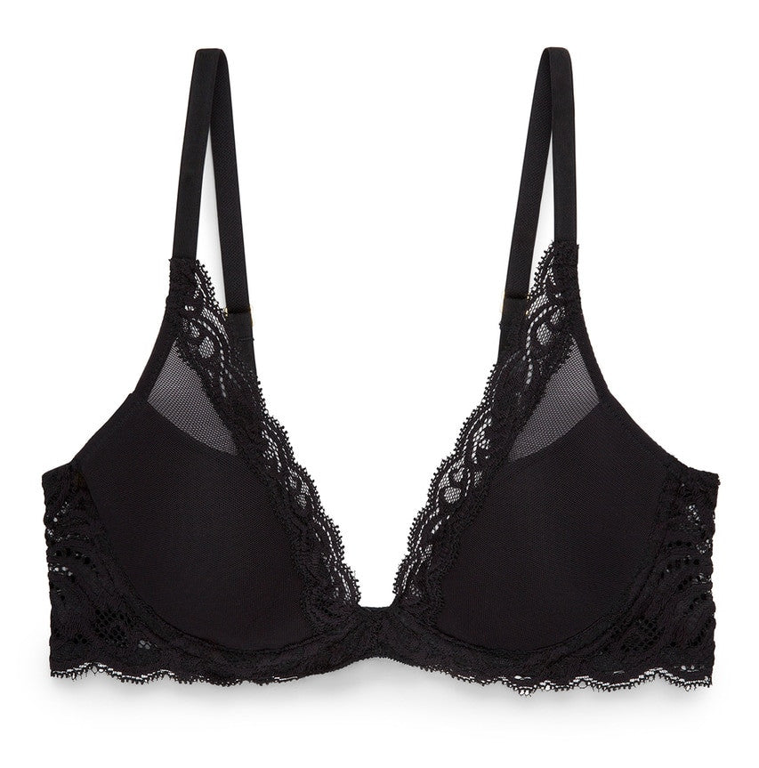 Feathers Contour Plunge - Black