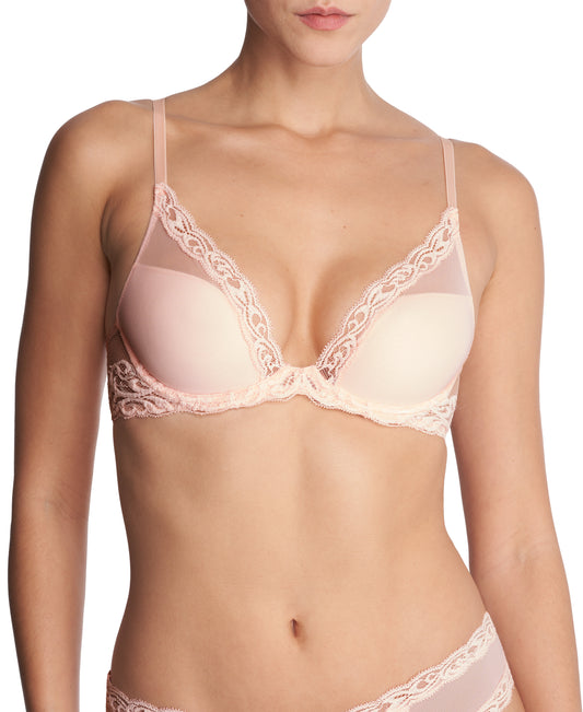 Feathers Contour Plunge - Seashell