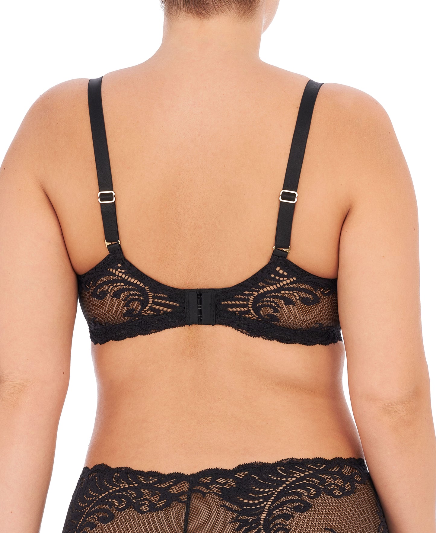 Feathers Contour Underwire Bra - Black