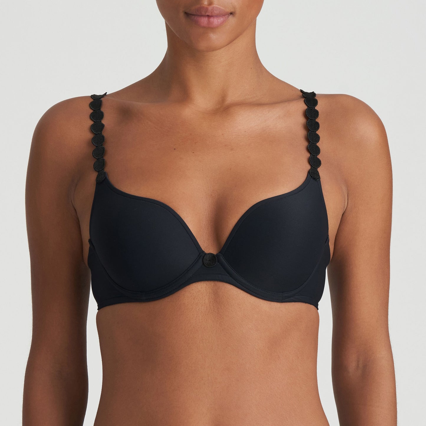 Tom Padded Heartshape Bra - Charcoal