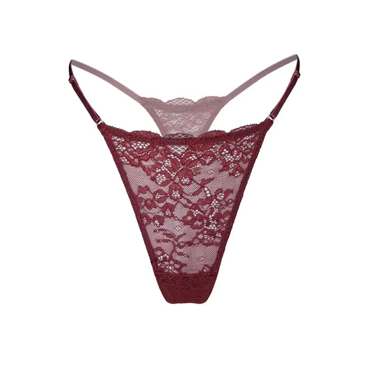 Wild Lace Micro-G Thong - Velvet
