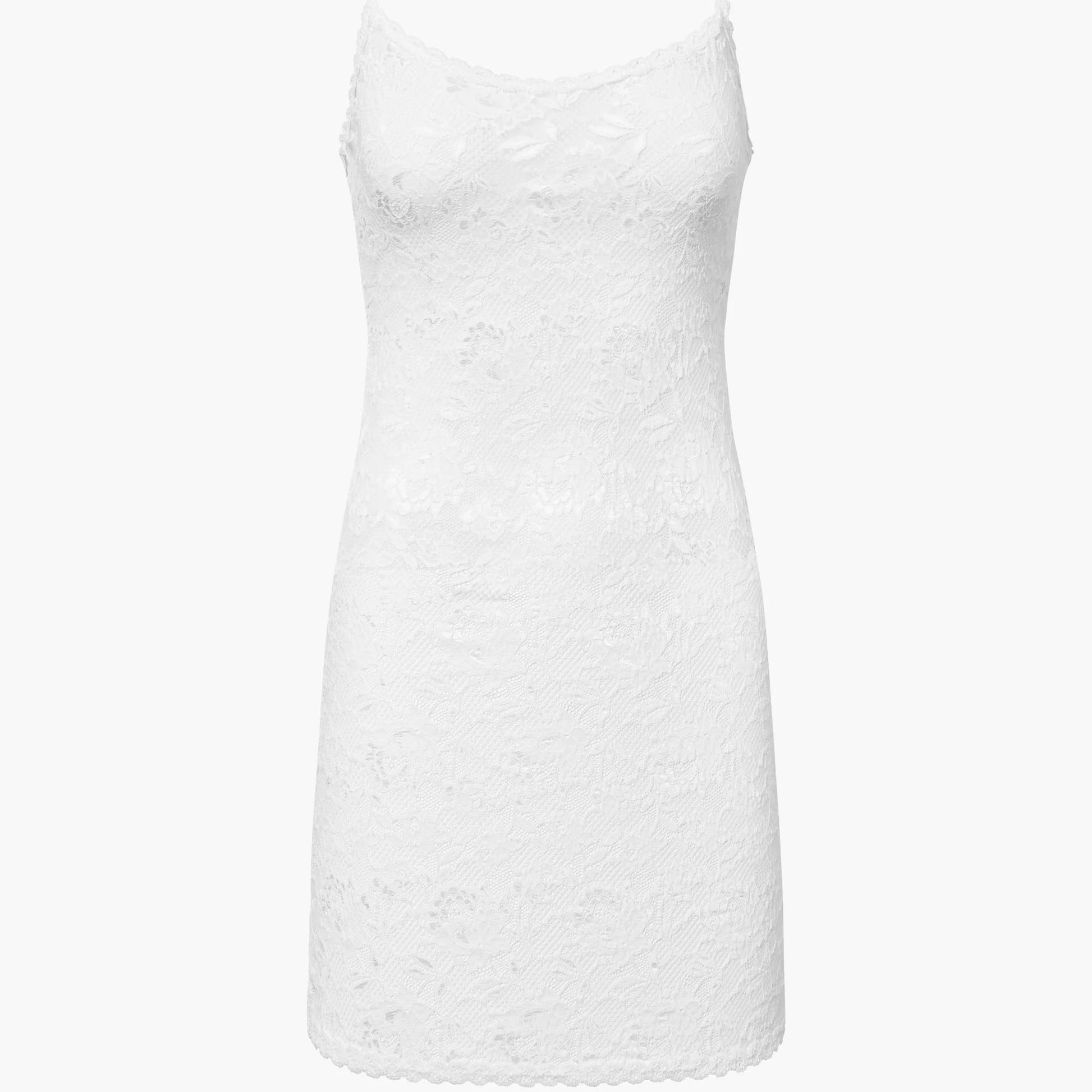 White tank top on a light gray background