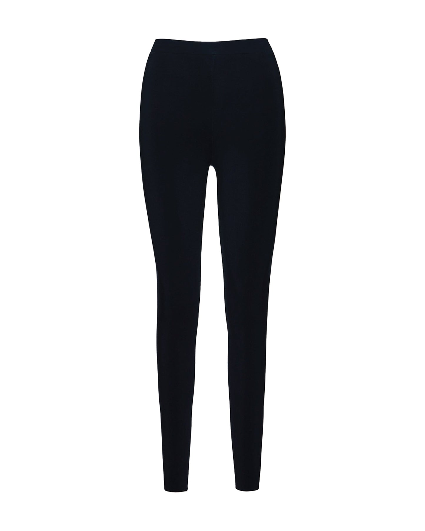 Black leggings on a white background