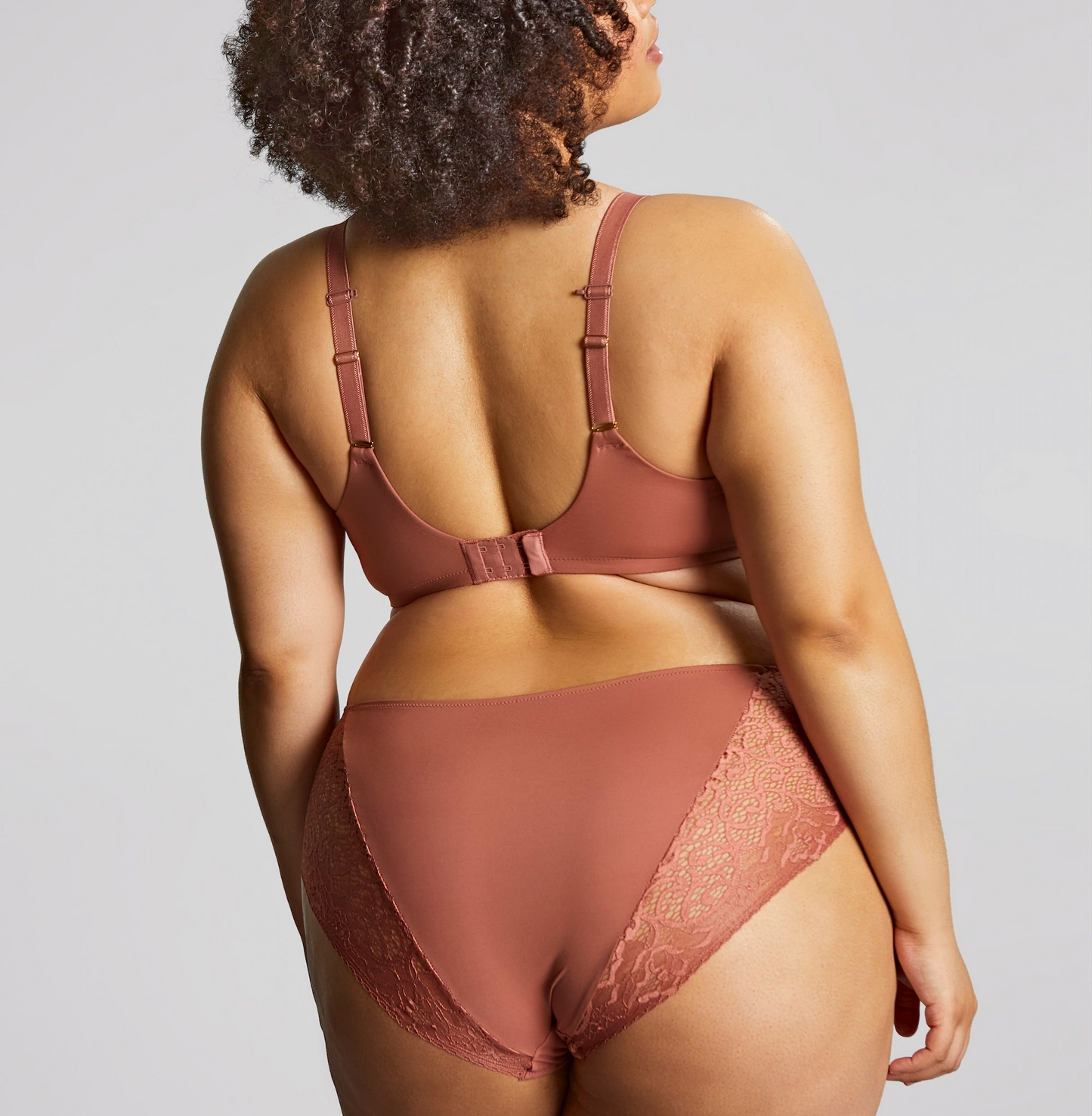 Estel Plunge Bra - Rose Gold