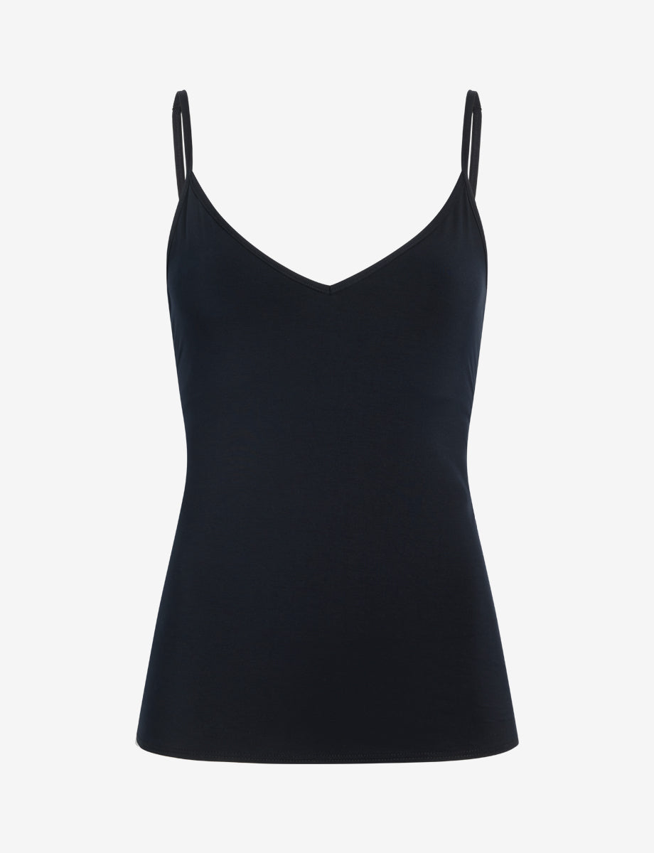 Butter V-Neck Cami with Shelf Bra