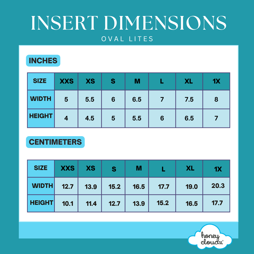 Oval Lites Bra Inserts