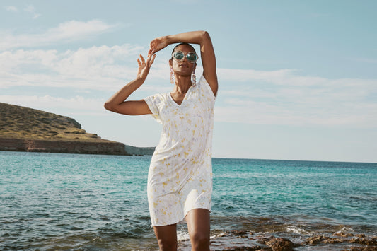 Short-sleeved nightshirt - Lovely Lemons