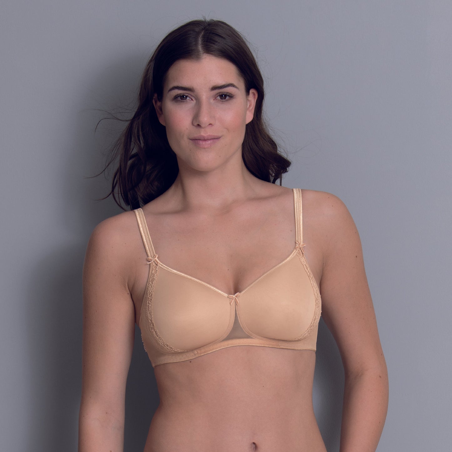 Lace Rose Wireless Contour Bra - Desert